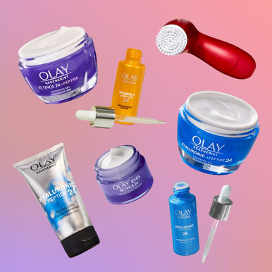 Experience refinement with creams & cleansers GALORE l OLAY